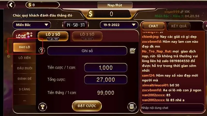 Khám phá một số loại hình hot khi đánh lô đề Sunwin